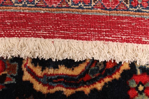 Mashad Red Hand Knotted 116 X 165 Area Rug 250-30442 Image 6