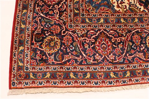 Kashan Red Hand Knotted 911 X 161  Area Rug 250-30443 Image 14