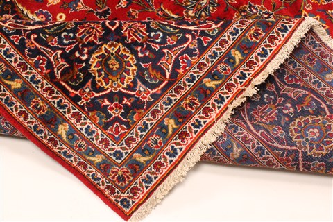 Kashan Red Hand Knotted 911 X 161  Area Rug 250-30443 Image 8