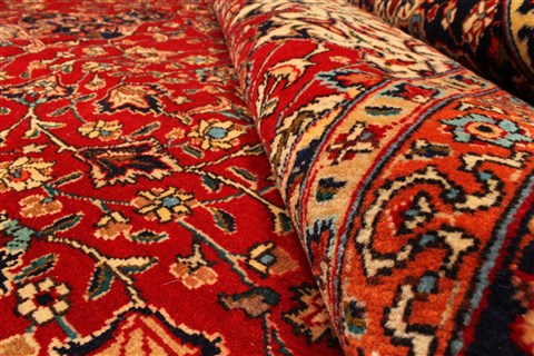 Tabriz Beige Hand Knotted 96 X 162 Area Rug 250-30445 Image 10