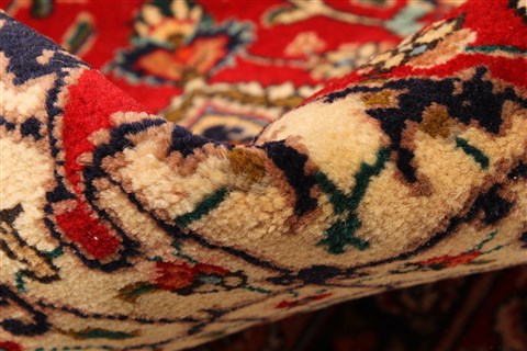 Tabriz Beige Hand Knotted 96 X 162 Area Rug 250-30445 Image 11