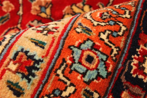 Tabriz Beige Hand Knotted 96 X 162 Area Rug 250-30445 Image 13