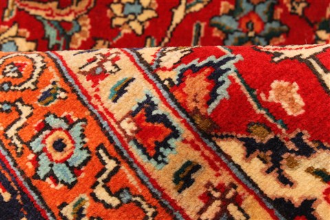 Tabriz Beige Hand Knotted 96 X 162 Area Rug 250-30445 Image 14