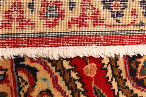 Tabriz Beige Hand Knotted 96 X 162 Area Rug 250-30445 Image 7