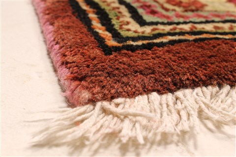 Mahal Beige Hand Knotted 110 X 180 Area Rug 250-30446 Image 12