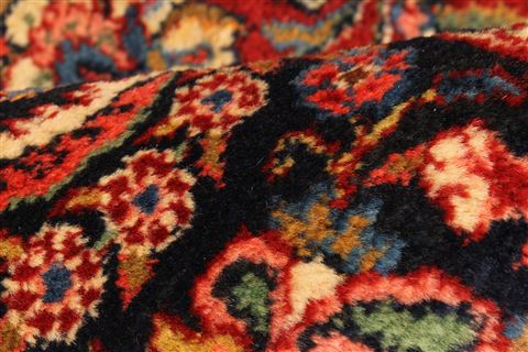 Kashan Red Hand Knotted 90 X 180 Area Rug 250-30447 Image 12