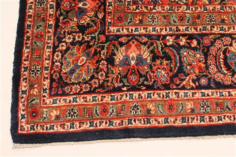 Kashan Red Hand Knotted 90 X 180 Area Rug 250-30447 Image 14