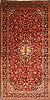 Kashan Red Hand Knotted 90 X 180  Area Rug 250-30447 Thumb 0