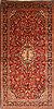Kashan Red Hand Knotted 90 X 180 Area Rug 250-30447 Thumb 0
