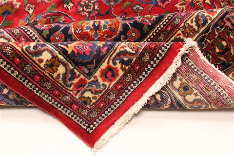 Mashad Red Hand Knotted 104 X 160 Area Rug 250-30450 Image 1