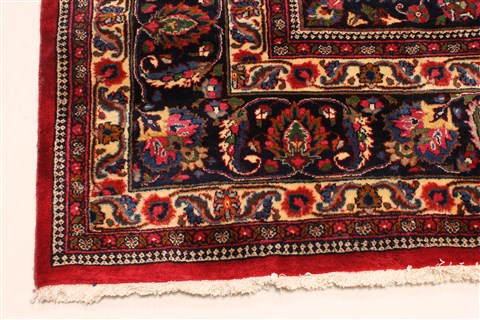 Mashad Red Hand Knotted 104 X 160 Area Rug 250-30450 Image 6