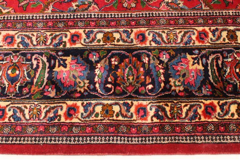 Mashad Red Hand Knotted 104 X 160 Area Rug 250-30450 Image 8