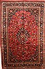 Mashad Red Hand Knotted 104 X 160 Area Rug 250-30450 Thumb 0