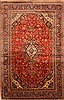 Kashan Red Hand Knotted 910 X 156  Area Rug 250-30451 Thumb 0