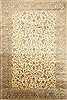 Kashan Blue Hand Knotted 117 X 177  Area Rug 250-30455 Thumb 0