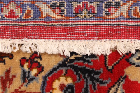 Najaf-abad Red Hand Knotted 99 X 145 Area Rug 250-30457 Image 13