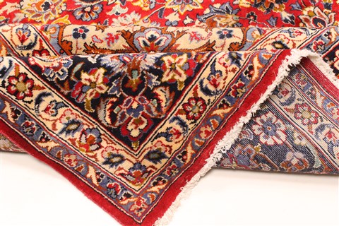 Najaf-abad Red Hand Knotted 99 X 145 Area Rug 250-30457 Image 1