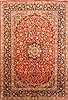 Najaf-abad Red Hand Knotted 99 X 145  Area Rug 250-30457 Thumb 0