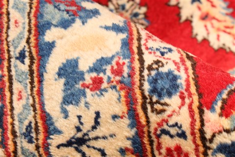 Kashan Beige Hand Knotted 1010 X 144  Area Rug 250-30458 Image 10