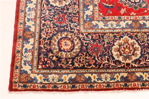 Kashan Beige Hand Knotted 1010 X 144  Area Rug 250-30458 Image 12