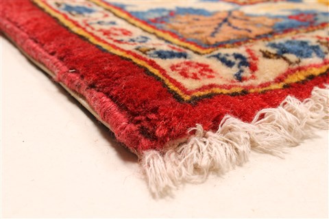 Kashan Beige Hand Knotted 1010 X 144  Area Rug 250-30458 Image 4