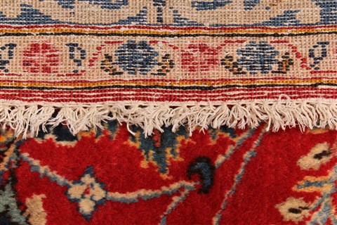 Kashan Beige Hand Knotted 1010 X 144  Area Rug 250-30458 Image 5