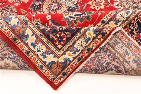 Kashan Beige Hand Knotted 1010 X 144  Area Rug 250-30458 Image 7