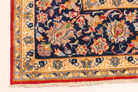 Najaf-abad Red Hand Knotted 124 X 168 Area Rug 250-30460 Image 11