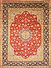 Najaf-abad Red Hand Knotted 124 X 168  Area Rug 250-30460 Thumb 0