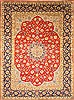 Najaf-abad Red Hand Knotted 124 X 168 Area Rug 250-30460 Thumb 0