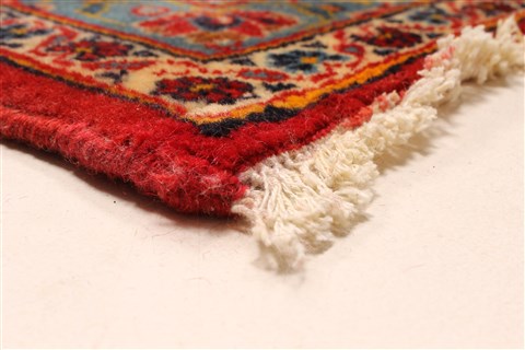 Kashan Red Hand Knotted 117 X 165  Area Rug 250-30462 Image 11