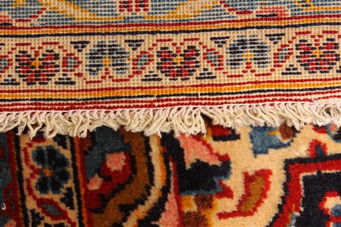 Kashan Red Hand Knotted 117 X 165  Area Rug 250-30462 Image 12