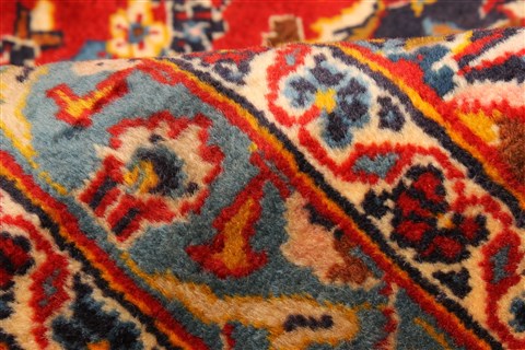 Kashan Red Hand Knotted 117 X 165  Area Rug 250-30462 Image 6