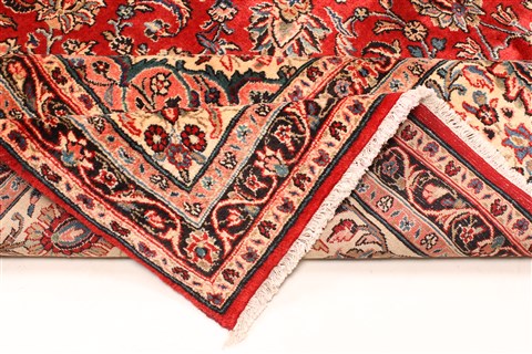 Hamedan Beige Hand Knotted 107 X 143 Area Rug 250-30467 Image 7