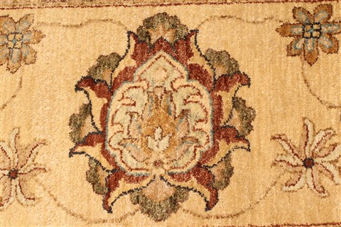 Ziegler Beige Hand Knotted 1211 X 206 Area Rug 250-30472 Image 10