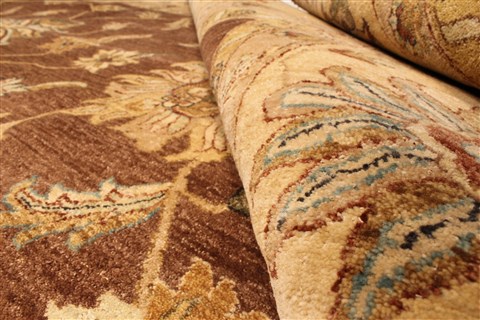 Ziegler Beige Hand Knotted 1211 X 206 Area Rug 250-30472 Image 6