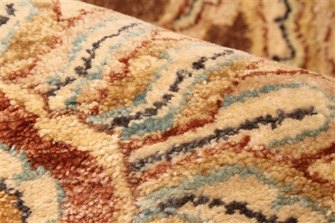 Ziegler Beige Hand Knotted 1211 X 206 Area Rug 250-30472 Image 8