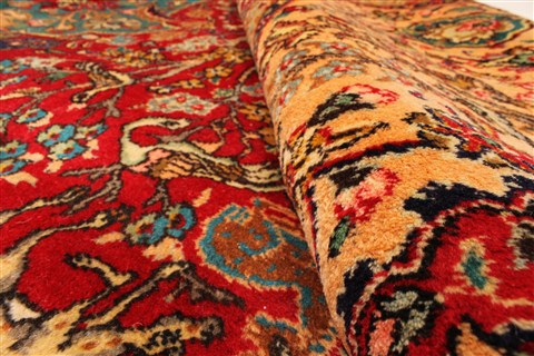 Tabriz Blue Hand Knotted 116 X 165 Area Rug 250-30473 Image 11