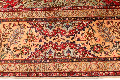 Tabriz Blue Hand Knotted 116 X 165 Area Rug 250-30473 Image 2