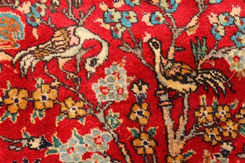 Tabriz Blue Hand Knotted 116 X 165 Area Rug 250-30473 Image 4