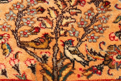 Tabriz Blue Hand Knotted 116 X 165 Area Rug 250-30473 Image 7