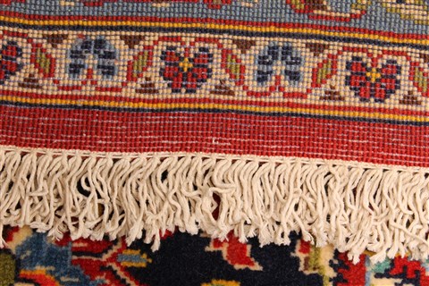 Kashan Red Hand Knotted 115 X 163 Area Rug 250-30476 Image 11