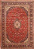 Kashan Red Hand Knotted 115 X 163  Area Rug 250-30476 Thumb 0