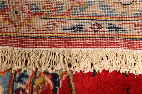 Yazd Red Hand Knotted 118 X 159 Area Rug 250-30477 Image 10