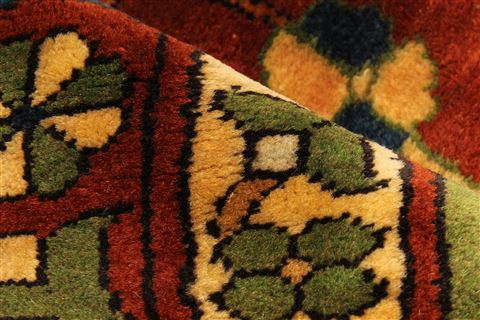 Tabriz Beige Hand Knotted 134 X 157  Area Rug 250-30479 Image 11