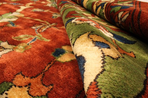 Tabriz Beige Hand Knotted 134 X 157  Area Rug 250-30479 Image 15