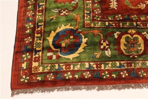 Tabriz Beige Hand Knotted 134 X 157  Area Rug 250-30479 Image 19