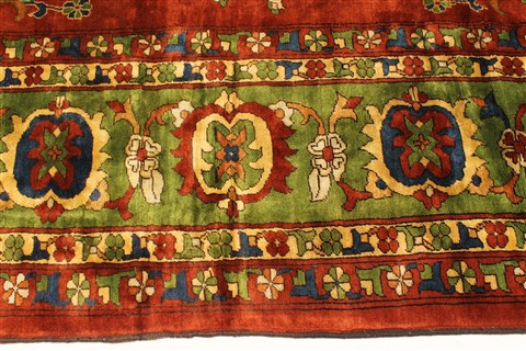 Tabriz Beige Hand Knotted 134 X 157  Area Rug 250-30479 Image 20