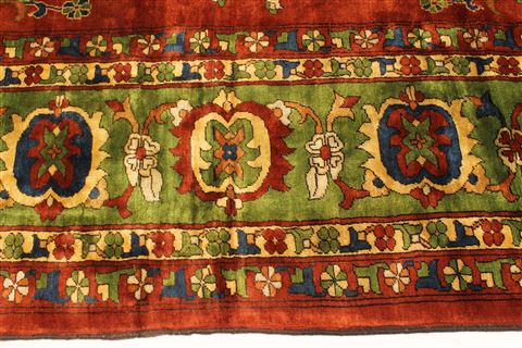 Tabriz Beige Hand Knotted 134 X 157  Area Rug 250-30479 Image 2