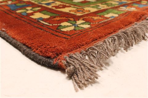 Tabriz Beige Hand Knotted 134 X 157  Area Rug 250-30479 Image 4